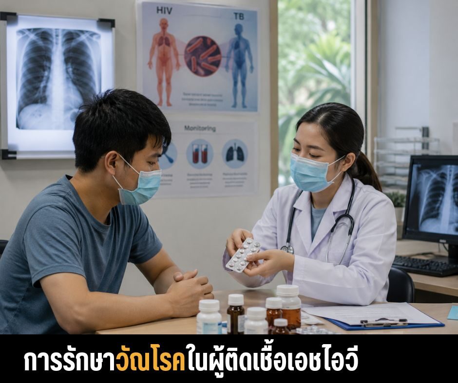 การรักษาวัณโรคในผู้ติดเชื้อเอชไอวี