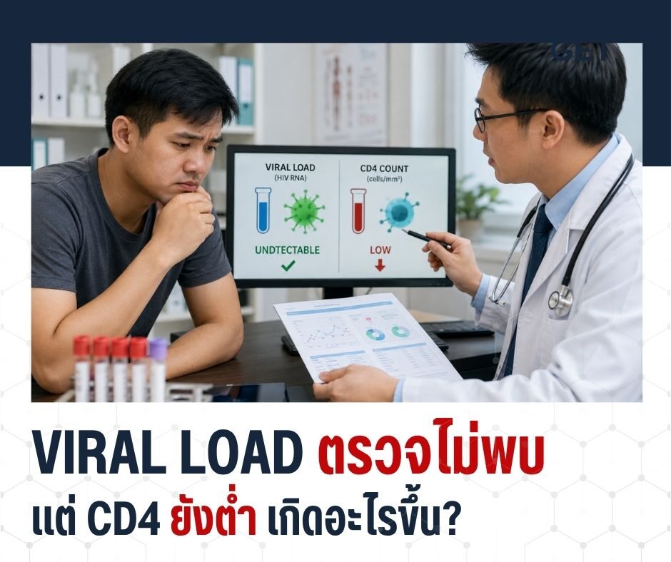 Viral Load ตรวจไม่พบ แต่ CD4 ยังต่ำ เกิดอะไรขึ้น?