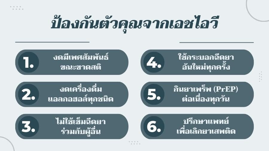 สารเสพติด vs เอชไอวี