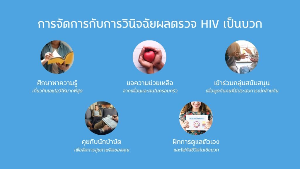 ผลตรวจ HIV เป็นบวก รับมืออย่างไร?