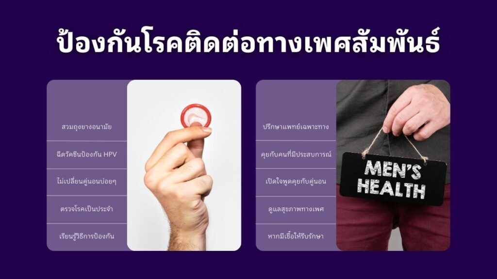 การป้องกันกามโรค และการรักษา ภาวะเจริญพันธุ์ผู้ชาย