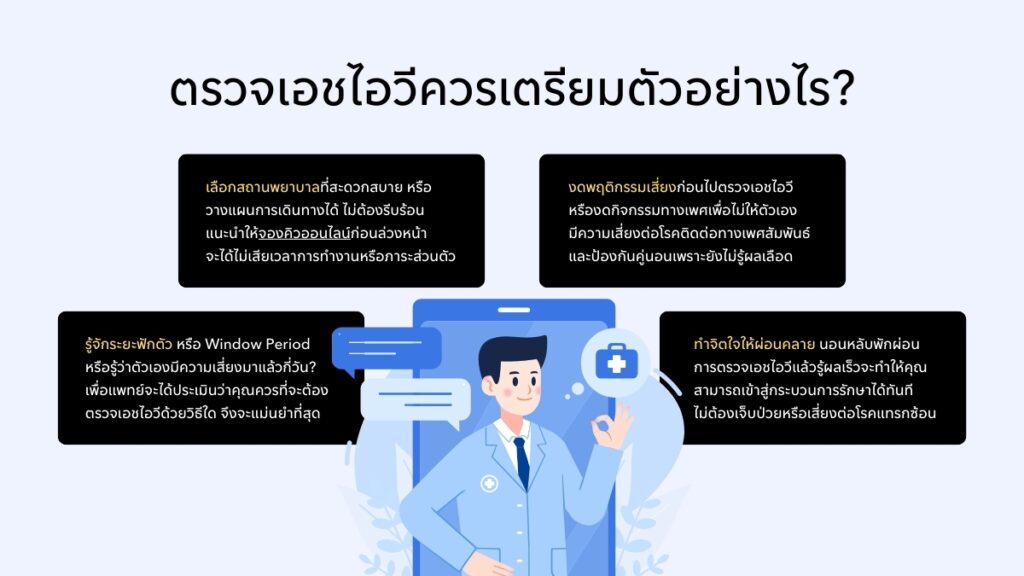 ตรวจเอชไอวีกรุงเทพ ควรเตรียมตัวอย่างไร