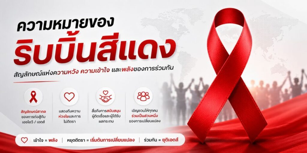 เอดส์วันโลก 1 ธันวาคม คืออะไร? ความเป็นมาและความสำคัญของวันรณรงค์ระดับโลก