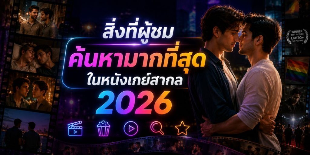 หนังเกย์สากล 2026: เทรนด์ภาพยนตร์ LGBTQ+ ระดับโลกที่คนค้นหามากที่สุด