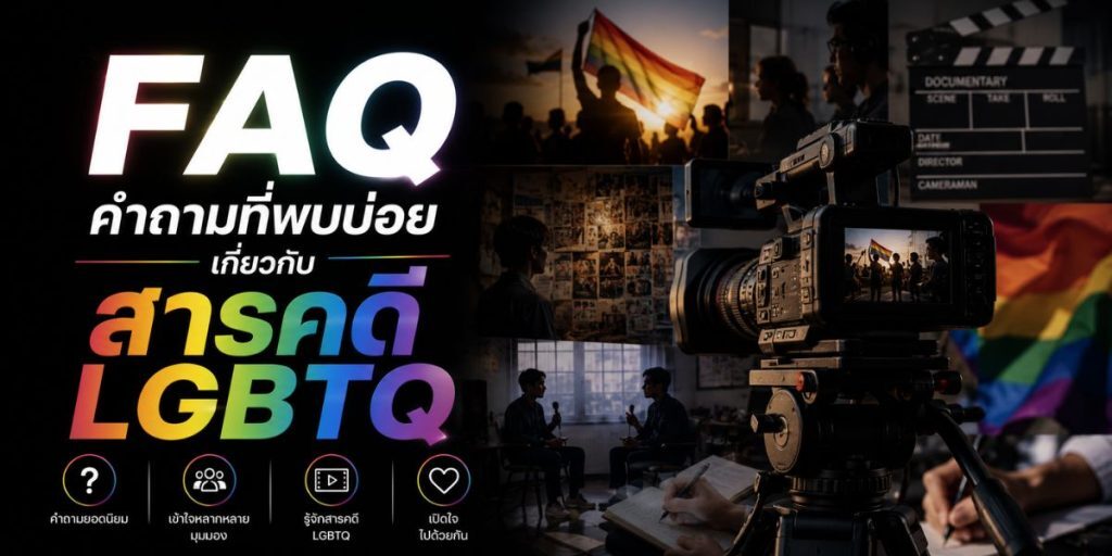 เจาะลึก สารคดี LGBTQ: แนวทาง เทคนิค และข้อควรระวัง
