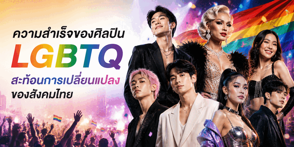 ความสำเร็จของศิลปิน lgbtq สะท้อนการเปลี่ยนแปลงของสังคมไทย