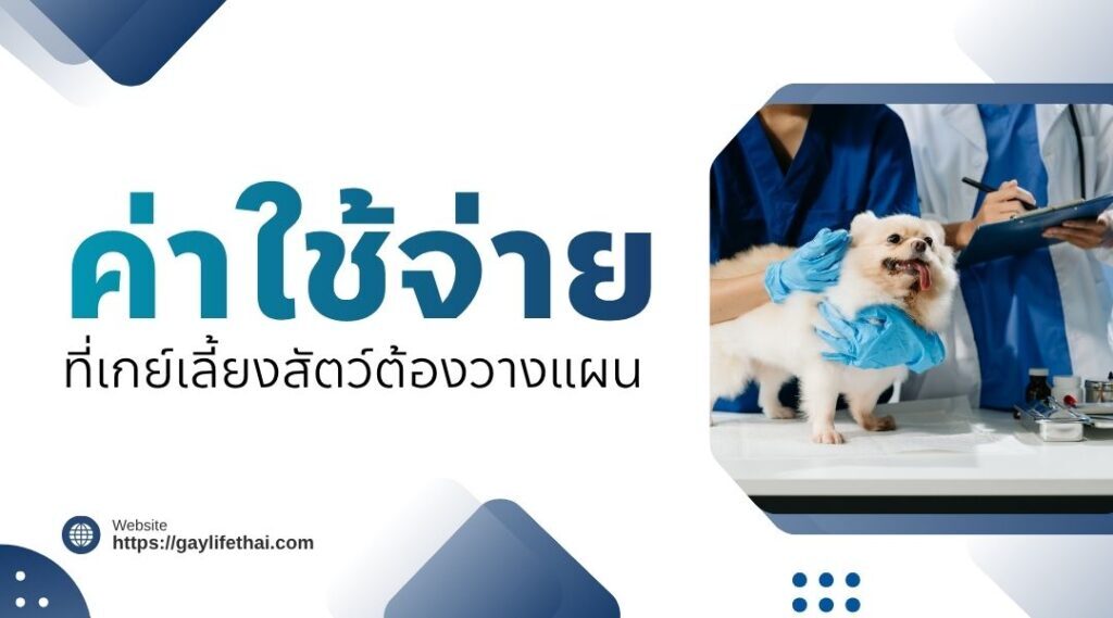 ค่าใช้จ่ายที่ เกย์เลี้ยงสัตว์ ต้องวางแผน