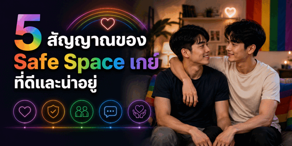 5 สัญญาณของ Safe Space เกย์ ที่ดีและน่าอยู่