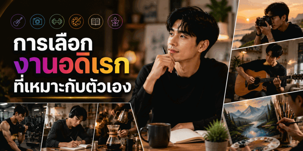 การเลือกงานอดิเรกที่เหมาะกับตัวเอง