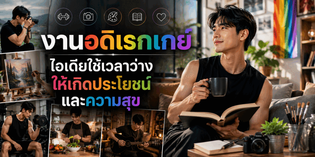 งานอดิเรกเกย์ ไอเดียใช้เวลาว่างให้เกิดประโยชน์และความสุข