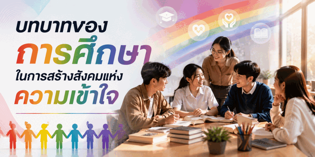บทบาทของการศึกษาในการสร้างสังคมแห่งความเข้าใจ
