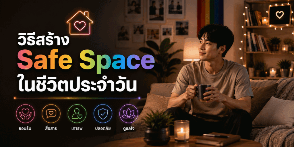 วิธีสร้าง Safe Space ในชีวิตประจำวัน