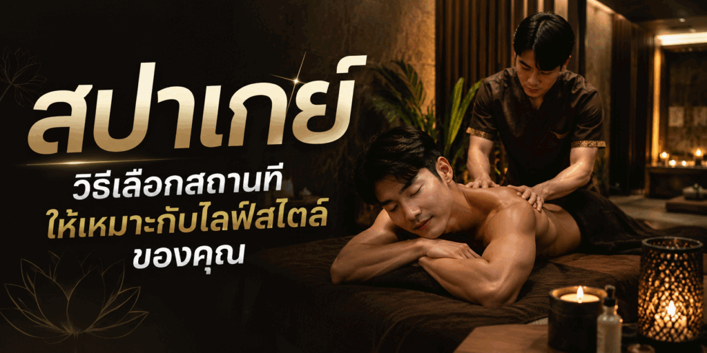 สปาเกย์ วิธีเลือกสถานที่ให้เหมาะกับไลฟ์สไตล์ของคุณ