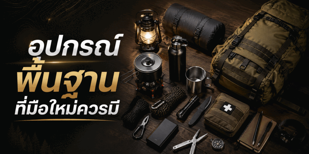 อุปกรณ์พื้นฐานที่มือใหม่ควรมี