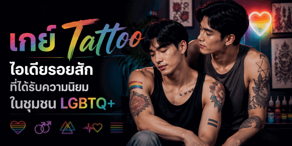 เกย์ Tattoo ไอเดียรอยสักที่ได้รับความนิยมในชุมชน LGBTQ+