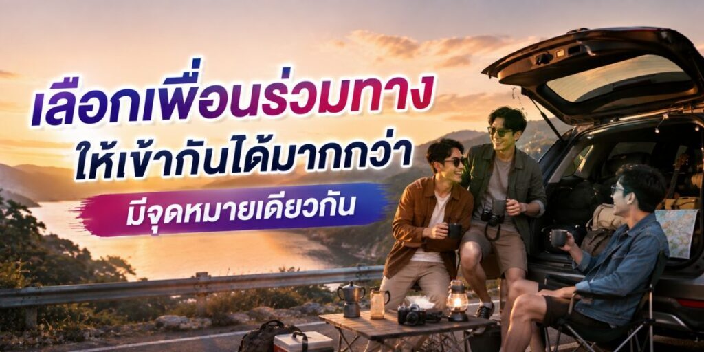 เลือกเพื่อนร่วมทางให้เข้ากันได้มากกว่ามีจุดหมายเดียวกัน