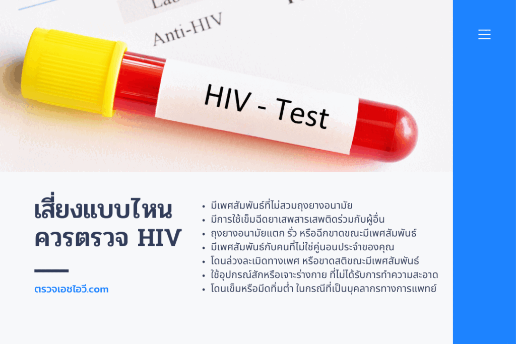 ชุดตรวจ HIV ราคาเท่าไหร่ ซื้อได้ที่ไหน ?
