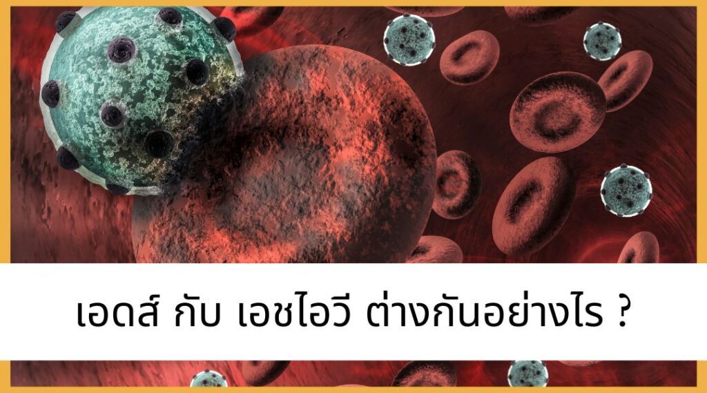 เอดส์ กับ เอชไอวี ต่างกันอย่างไร