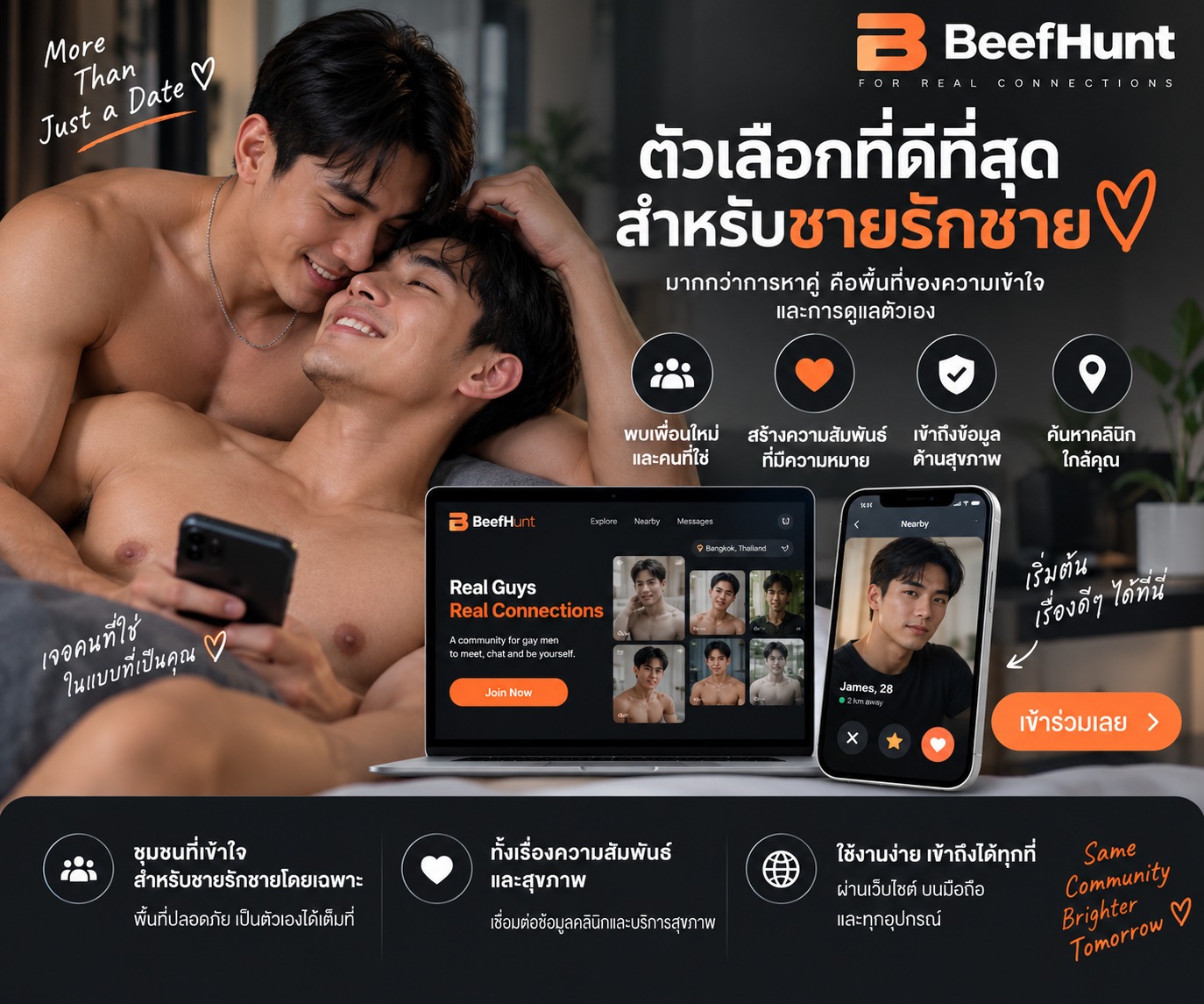 BeefHunt ตัวเลือกที่ดีที่สุดสำหรับชายรักชาย