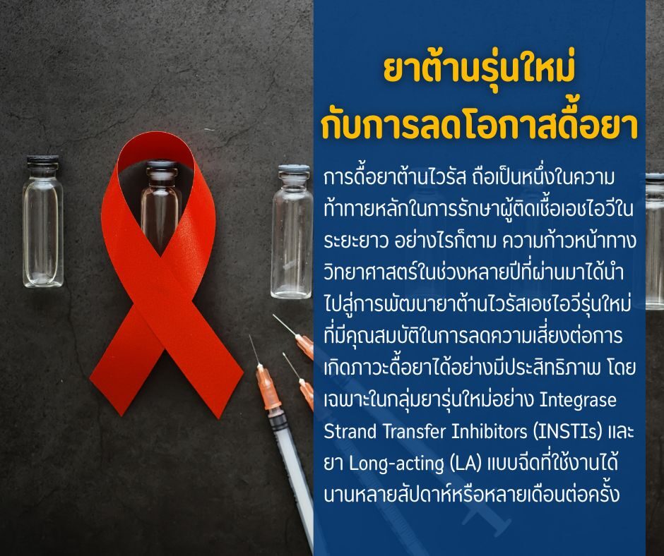 ยาต้านรุ่นใหม่ กับการลดโอกาสดื้อยา