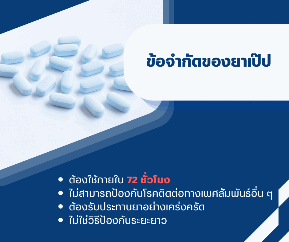 ข้อจำกัดของยาเป๊ป