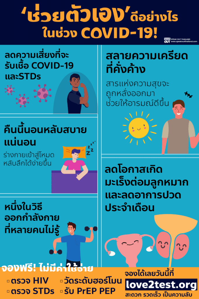 ช่วยตัวเองดีอย่างไร ? ในช่วง COVID-19