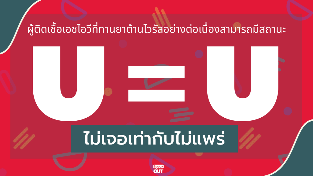 U=U ไม่เจอเท่ากับไม่แพร่👍