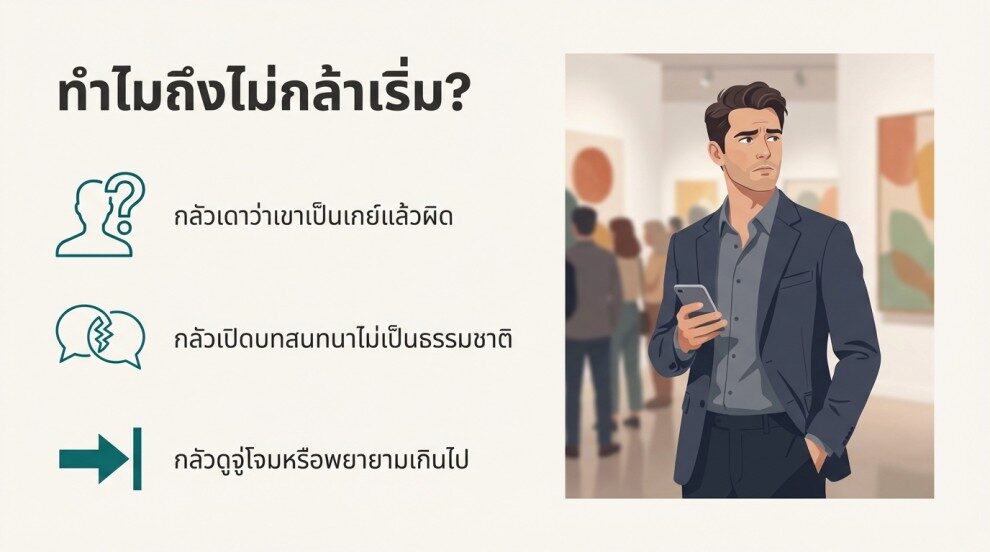 สนใจเกย์ แต่ไม่มั่นใจว่าควรเริ่มคุยอย่างไร? อ่านนี่ก่อน!