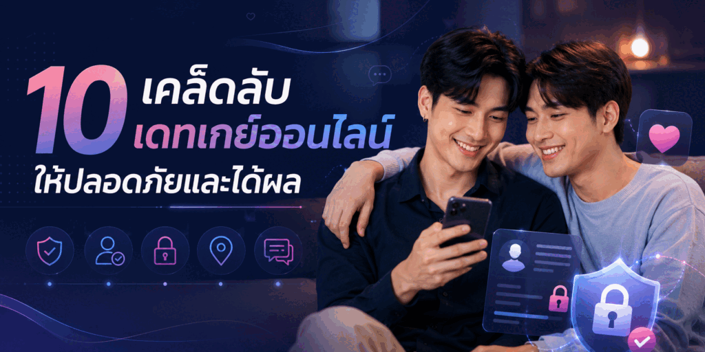 10 เคล็ดลับ เดทเกย์ออนไลน์ ให้ปลอดภัยและได้ผล