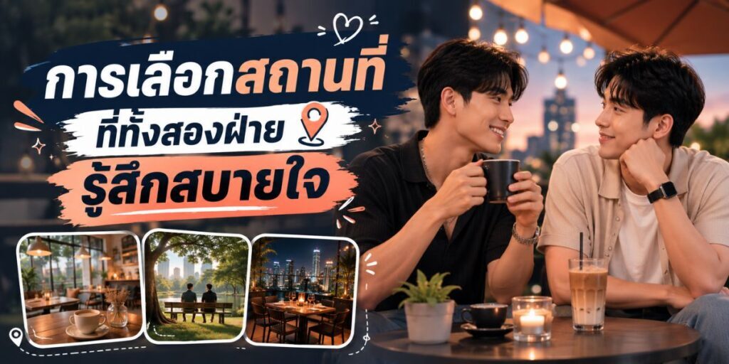การเลือกสถานที่ที่ทั้งสองฝ่ายรู้สึกสบายใจ