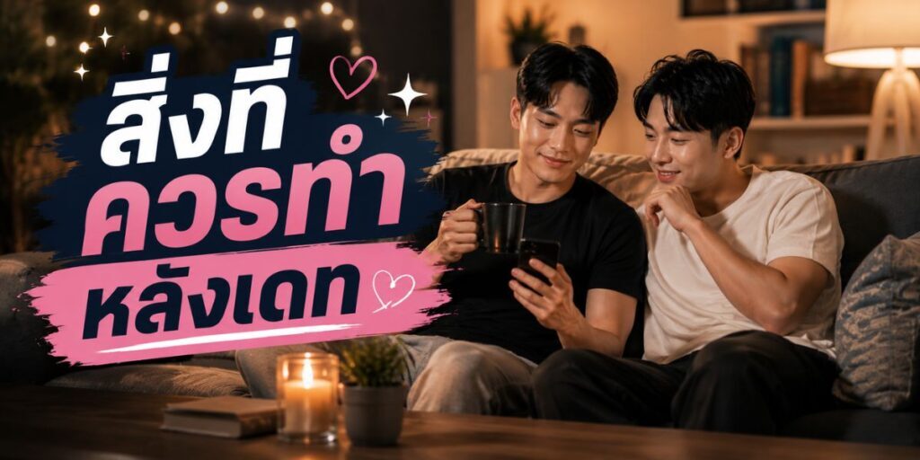 สิ่งที่ควรทำหลังเดท