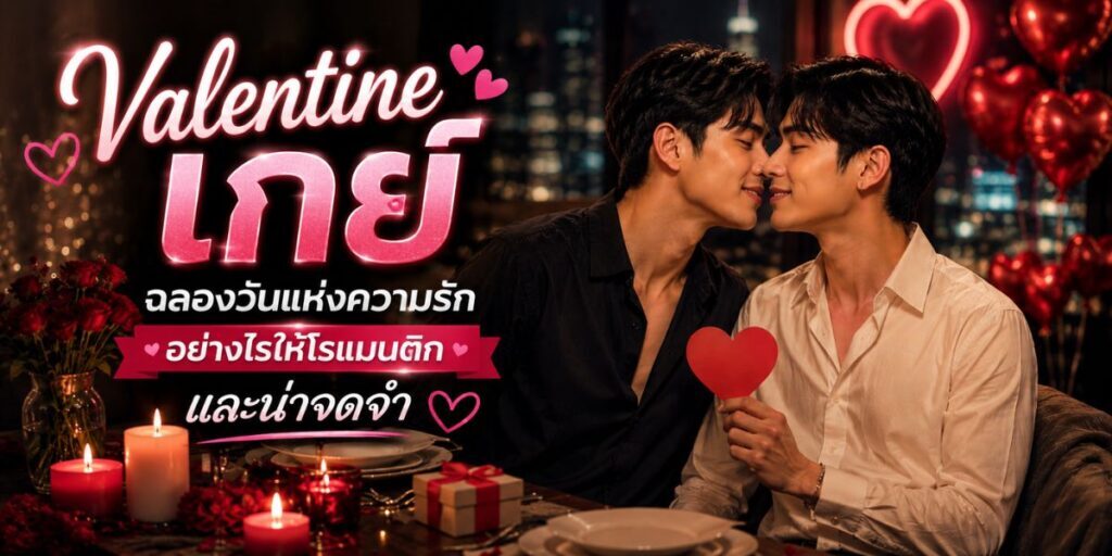 Valentine เกย์ ฉลองวันแห่งความรักอย่างไรให้โรแมนติกและน่าจดจำ