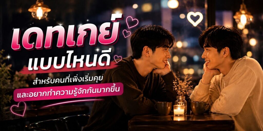 เดทเกย์แบบไหนดี สำหรับคนที่เพิ่งเริ่มคุยและอยากทำความรู้จักกันมากขึ้น