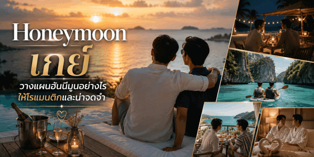 Honeymoon เกย์ วางแผนฮันนีมูนอย่างไรให้โรแมนติกและน่าจดจำ