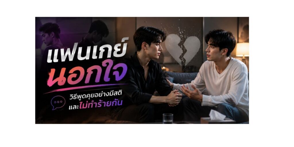แฟนเกย์นอกใจ วิธีพูดคุยอย่างมีสติและไม่ทำร้ายกัน