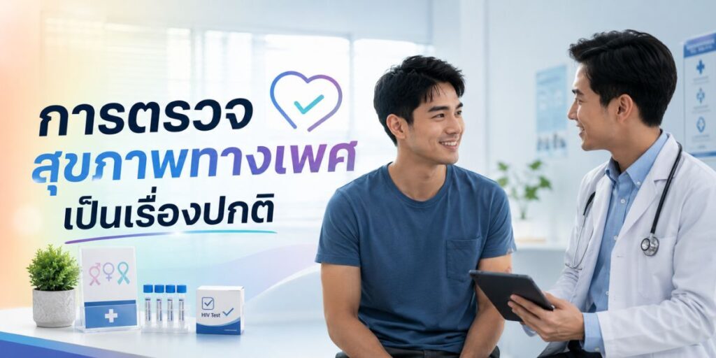 การตรวจสุขภาพทางเพศเป็นเรื่องปกติ
