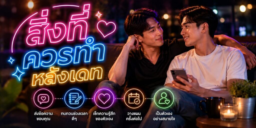 สิ่งที่ควรทำหลังเดท
