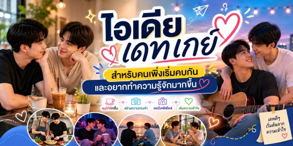ไอเดียเดทเกย์ สำหรับคนเพิ่งเริ่มคบกันและอยากทำความรู้จักมากขึ้น