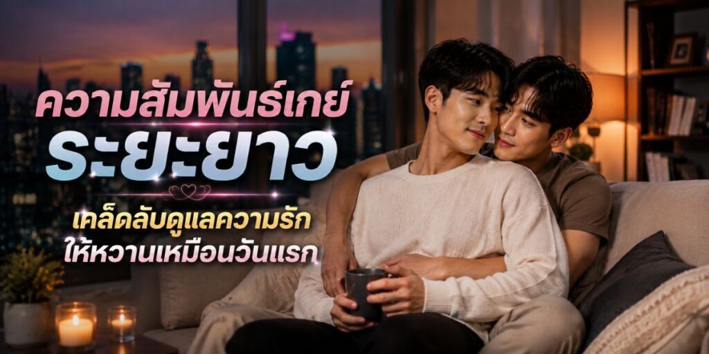 ความสัมพันธ์เกย์ระยะยาว เคล็ดลับดูแลความรักให้หวานเหมือนวันแรก