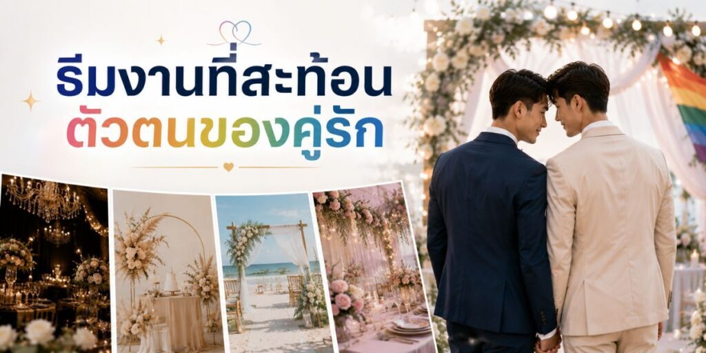 ธีมงานที่สะท้อนตัวตนของคู่รัก