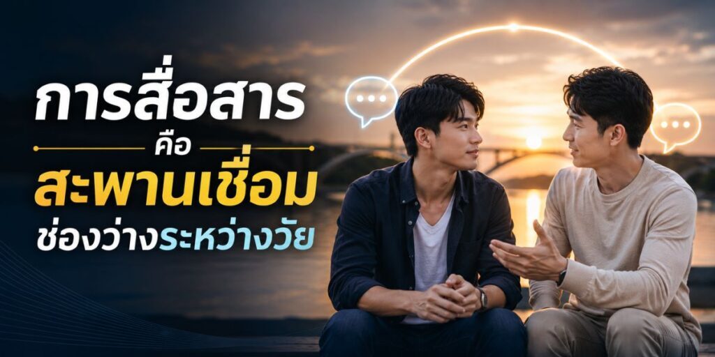 การสื่อสารคือสะพานเชื่อมช่องว่างระหว่างวัย