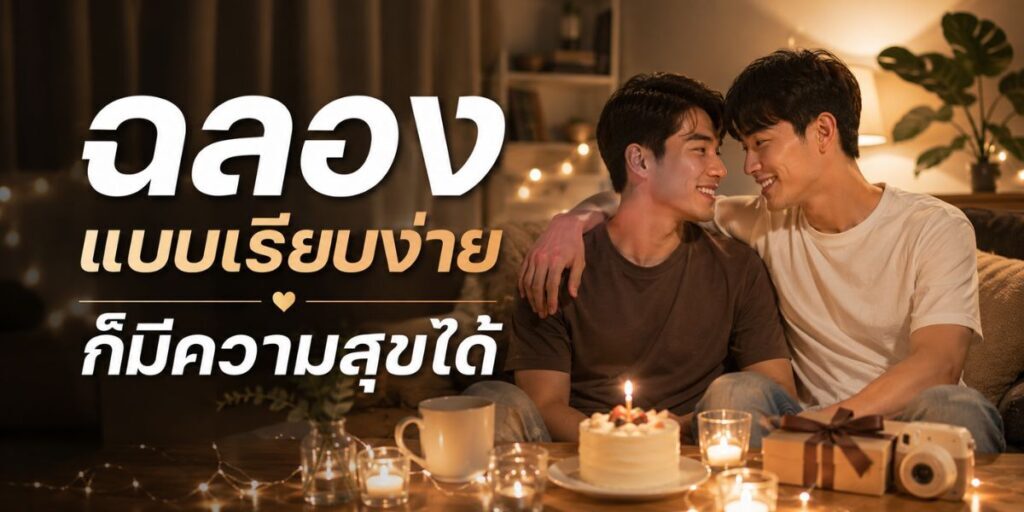 ฉลองแบบเรียบง่ายก็มีความสุขได้