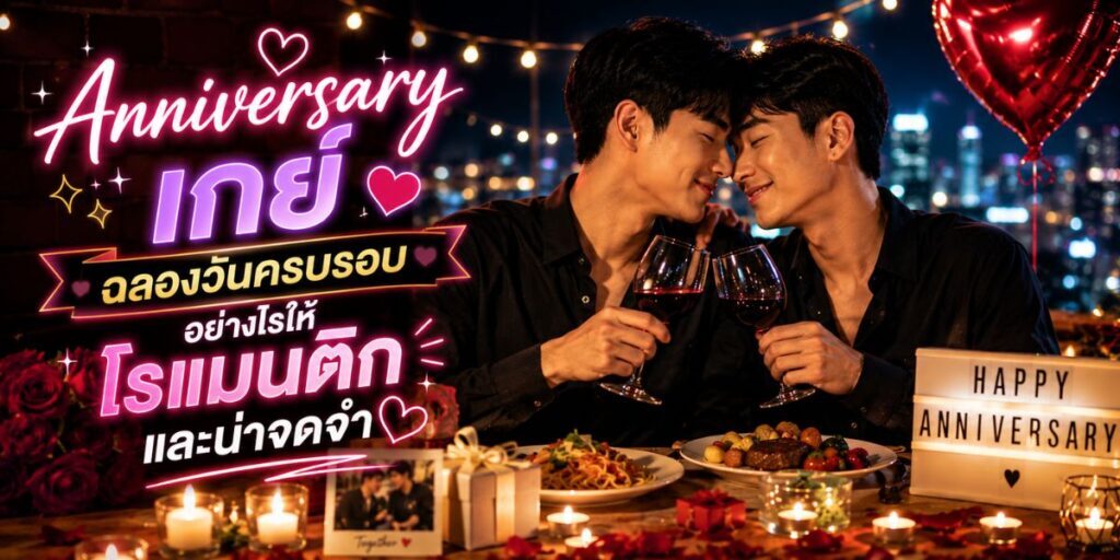 Anniversary เกย์ ฉลองวันครบรอบอย่างไรให้โรแมนติกและน่าจดจำ