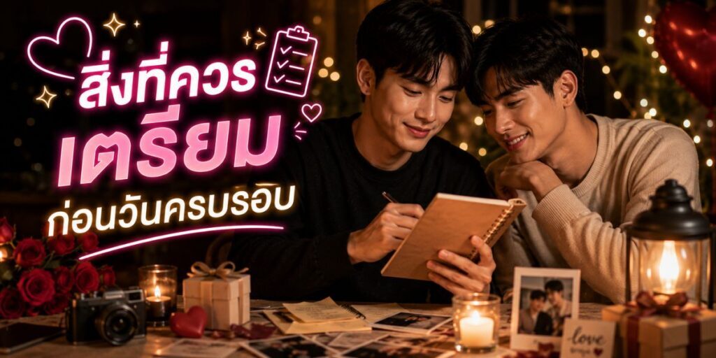 สิ่งที่ควรเตรียมก่อนวันครบรอบ
