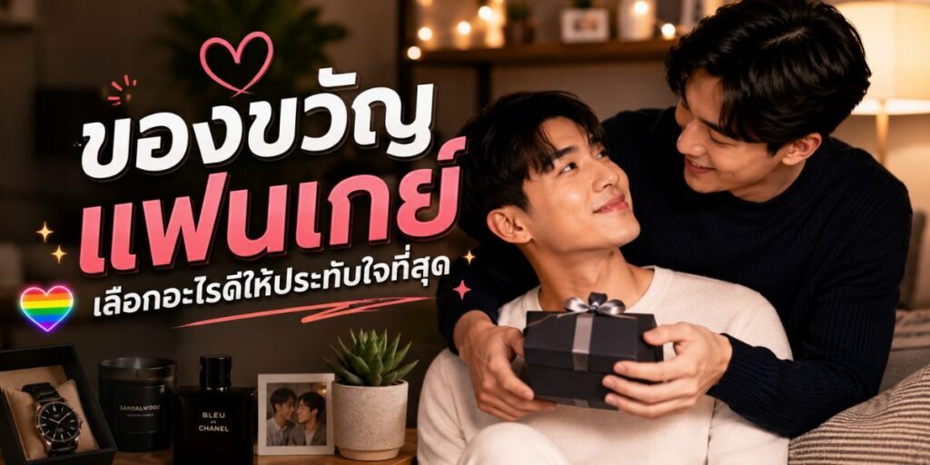 ของขวัญแฟนเกย์ เลือกอะไรดีให้ประทับใจที่สุด