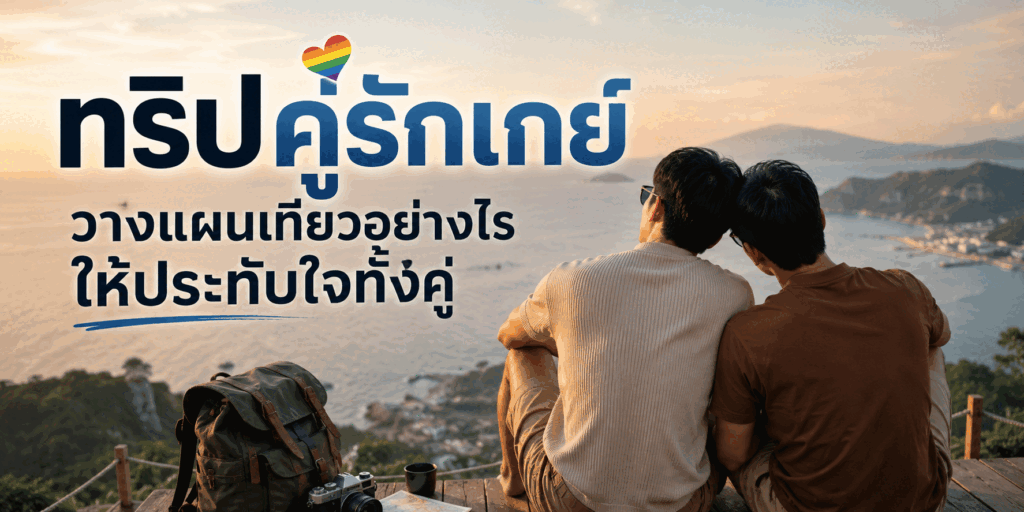 ทริปคู่รักเกย์ วางแผนเที่ยวอย่างไรให้ประทับใจทั้งคู่