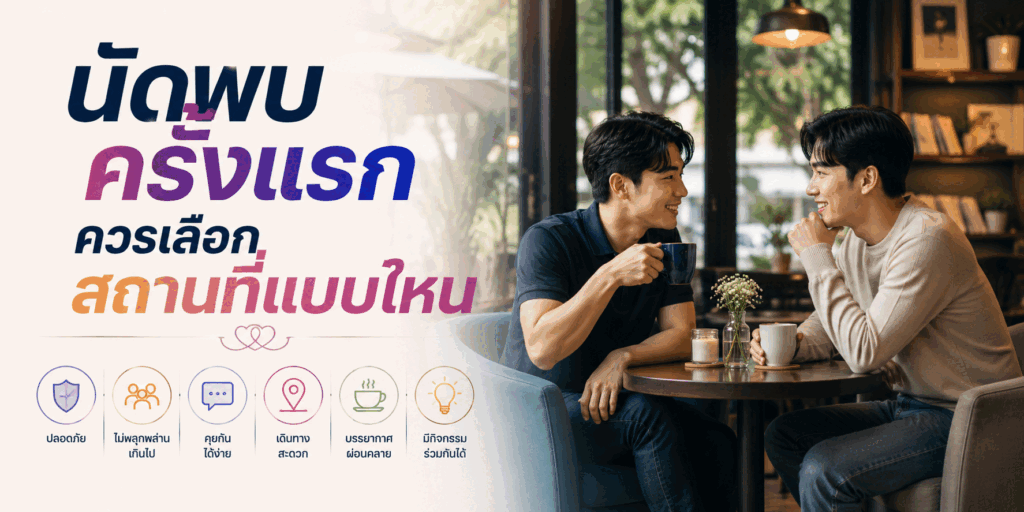 นัดพบครั้งแรกควรเลือกสถานที่แบบไหน