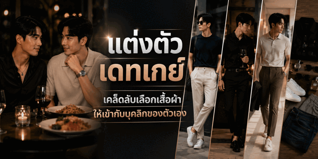 แต่งตัวเดทเกย์ เคล็ดลับเลือกเสื้อผ้าให้เข้ากับบุคลิกของตัวเอง
