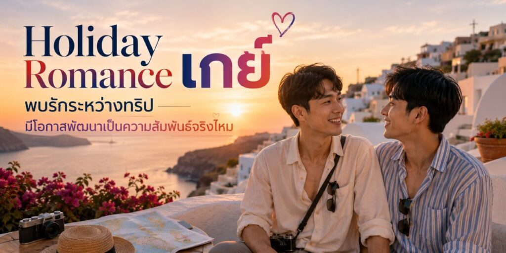 Holiday Romance เกย์ พบรักระหว่างทริป มีโอกาสพัฒนาเป็นความสัมพันธ์จริงไหม