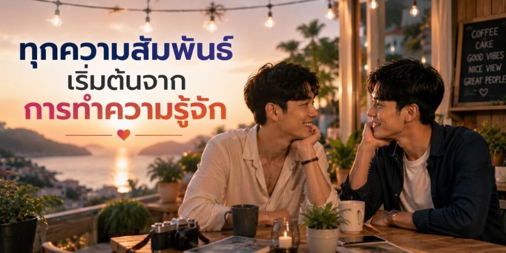 ทุกความสัมพันธ์เริ่มต้นจากการทำความรู้จัก